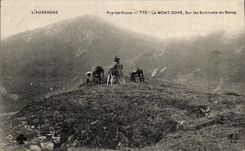 CPA Auvergne puy of Dome the Mount Gilds On the tops of the sancy