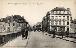 CPA Montlucon Ville Gozet Rue de la Republique