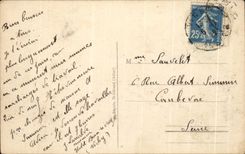 CPA Vichy Train station And the Monument Of the Town Of Vichy