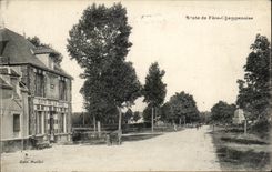 CPA Champagne Road of Fere Coffee of the station