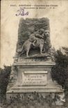 CPA Asnieres Cemetery of the Dogs the Monument of Barry
