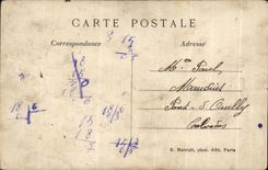 CPA Asnieres Cemetery of the Dogs the Monument of Barry