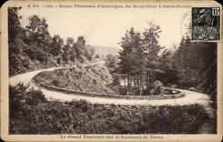 CPA Thermal Route of Auvergne of the Mount Gilds has Saint Nectary