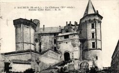 CPA Saumur Le Chateau Entree 