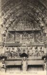 CPA Amiens Cathedrale Tympan Du Porche St Firmin