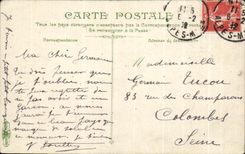 CPA Dimensions Azure Cannes Vue Of the City Through the Rocks