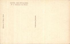 CPA Hotel Of Invalides Interior Of the Paris Dome