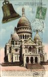 CPA Paris Montmartre Basilica of the Sacring Heart De Mortmartre Bell