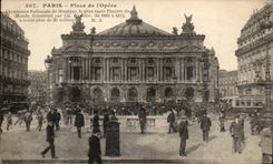 CPA Paris Places Opera National Academy Of Music More Vasle Theater Of the World Built By