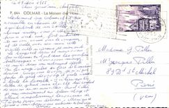 CPA Colmar la casa de las cabezas