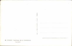 CPA Interior Rodez of the Cathedral Jube