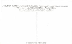 CPA Toute La France Jove Pau Lourdes Le Pibeste Valle d'Argeles vue du sous bois 