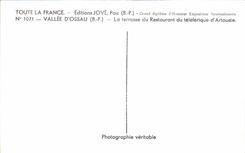 CPA Pau Valle D' Ossau the terrace of the Restaurant of the teleferic of Artouste