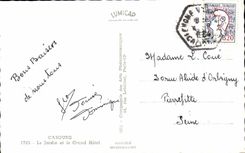 CPA Cabourg Le Jardin et le Grand Hotel