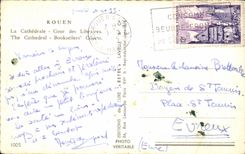 CPA Rouen the Cathedral Court of the Booksellers The Cathedral Booksellers