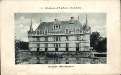 Castillo D Azay de CPA el ataque frontal mas situado mas al sur de la cortina