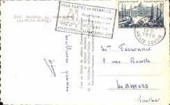 CPA Invitation Au recueillement Mont Blanc 