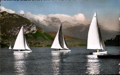 CPA Lac d'Annecy Les Trols Mousquetaires