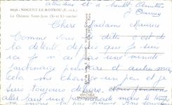 CPA Nogent Le Roteou Le Chateau Saint Jean