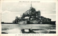 CPA Mont St Michel a Mer Basse A Low tide