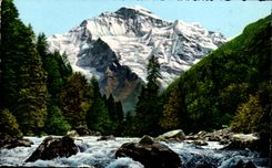 CPA Lutschine Mit Jungfrau