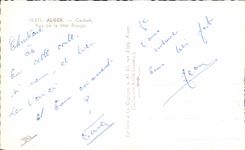 Calle de CPA Argel Kasbah del Mar Rojo Argelia