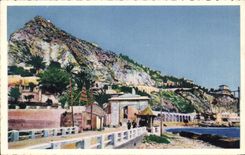 CPA Menton La Frontiere Franco italienne