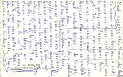 CPA Menton La Frontiere Franco italienne