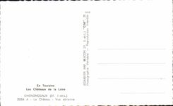 CPA en Touraine Loire ch4ateau Chenonceaux el aire visto castillo