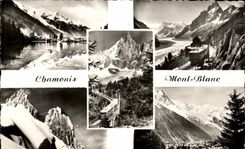 CPA Chamonix Mont Blanc Railroad of Montenvers Switches Thick Teleferic