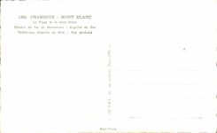 CPA Chamonix Mont Blanc Railroad of Montenvers Switches Thick Teleferic