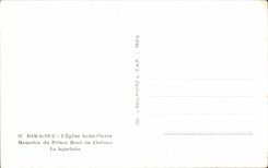 CPA Bar the Duke the Church Saint Pierre Mausoleum of Prince Rene de Chalons the skeleton