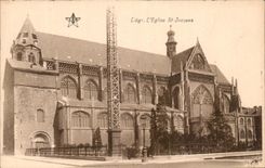 CPA Liege the Church St Jacques
