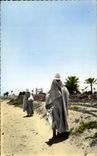 CPA Island Of Jerba the Women Djerbiennes Coiffees Of Petase
