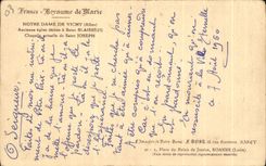 CPA Notre Dame Of Vichy Ancienne Dediee Church has holy Blaise Chapelle