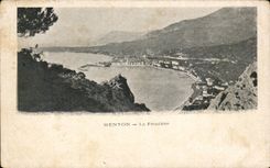 CPA Menton La Frontiere