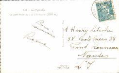 CPA the Pyrenees the Small train of the Lake Artouste