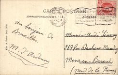 CPA Bruselas Manneken Bruselas peor