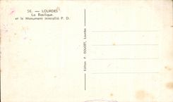 CPA Lourdes La Basilique Et Le Monurment Interallie
