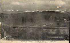 CPA Pau Gave the Chain Of the Pyrenees