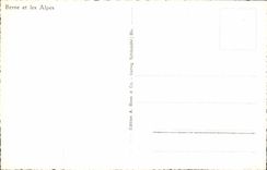 CPA Bern Und Die Alpen