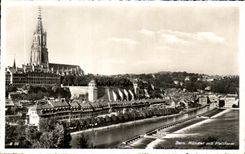 CPA Bern Munster mit Plattform