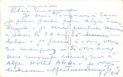 CPA Casablanca Pavillon dans les jardins