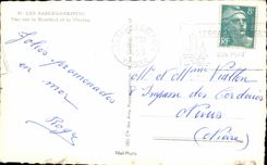 d'Olonne de los Sables de CPA visto en el terraplen y la piscina