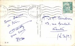 CPA Paris mientras que da un paseo Arc De Triomphe de I Etoile