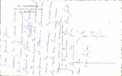 CPA Auvergne Seen from of Sancy towards the Mount Gilds