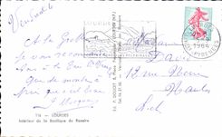 CPA Lourdes Interieur de la Basilique du Rosaire