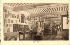 CPA Room Foch Museum of the army Invalides Paris Militaria