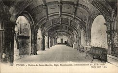 CPA Tours Cloitre De Saint Martin Style Renaissance