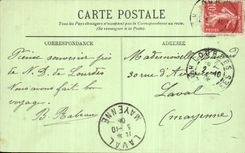 CPA Souvenir du Jubile des Apparitions Lourdes Bernadette Lourdes Ange